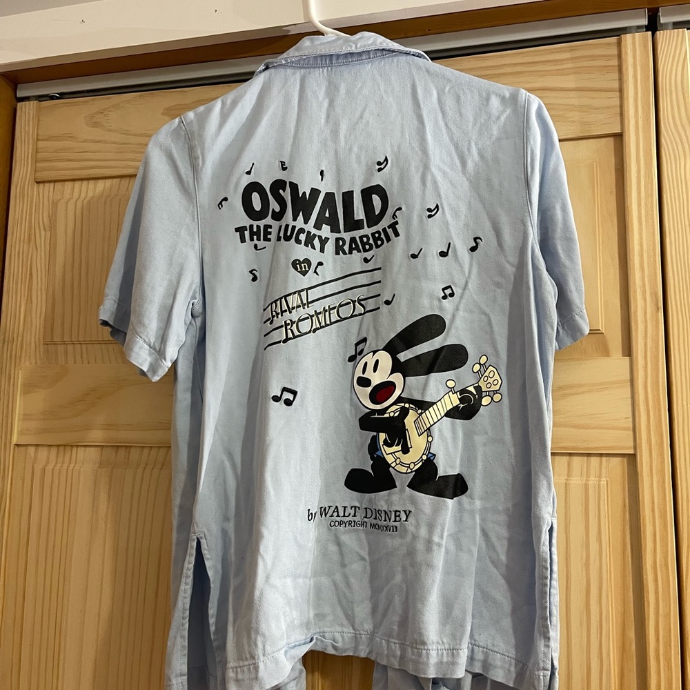 Disney Oswald Light Blue Shirt - Picture 2 of 4